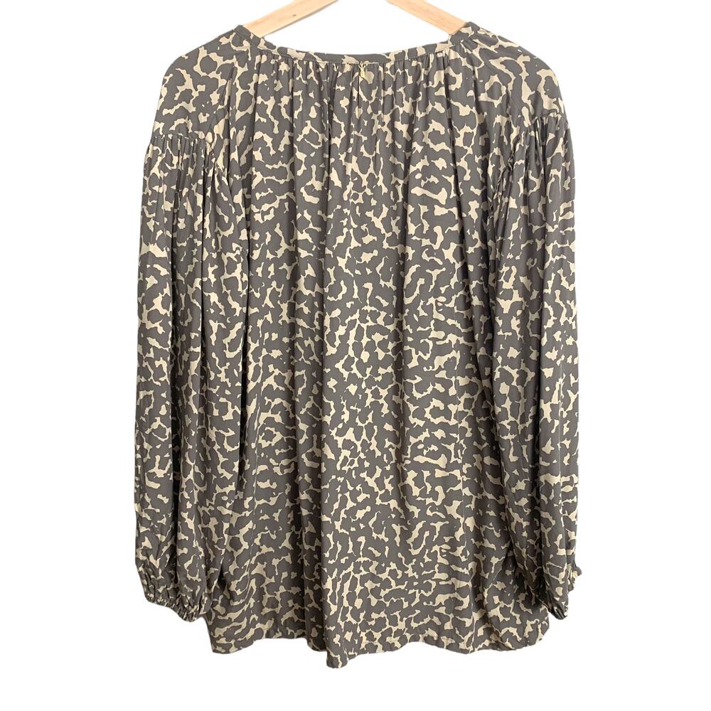 Anthropologie Beachgold Mirage Sana Button Down Shirt Dune Animal Print Blouse S - Picture 4 of 12